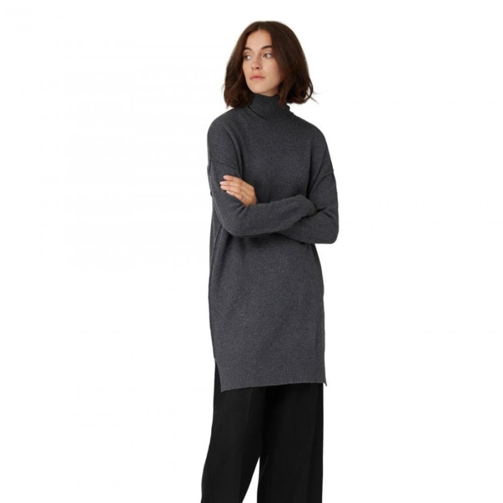 Frank & oak charcoal sweater dress